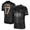 Paris Saint-Germain Vitinha 17 Tredjedrakt 2023-24 Kortermet